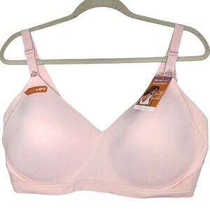 Warners Wire-Free Light Lift No Side Effects Bra Pink
